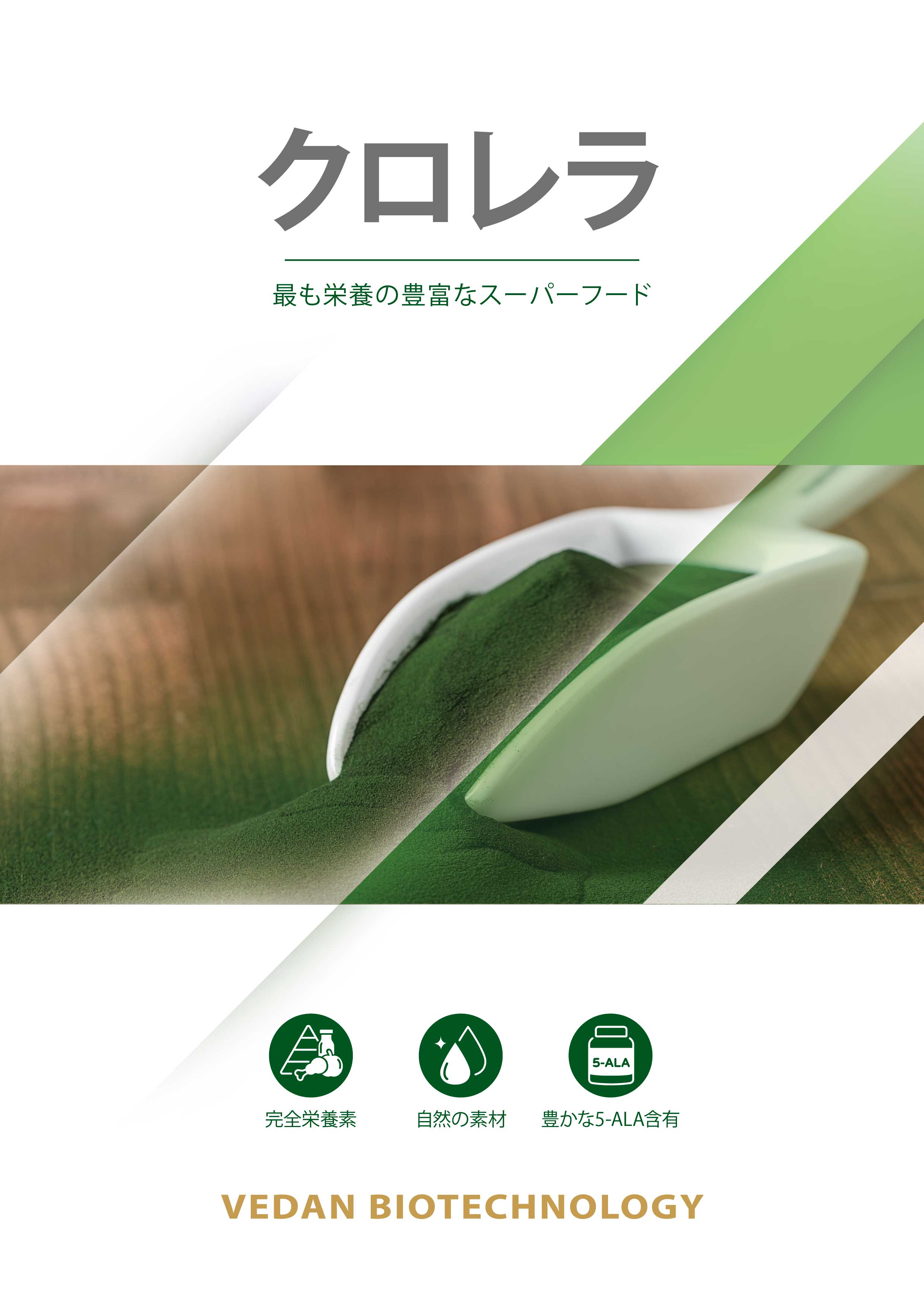 味丹バイオ Chlorella クロレラパウダー製品カタログ｜機能性ヘルスケア原料のご紹介